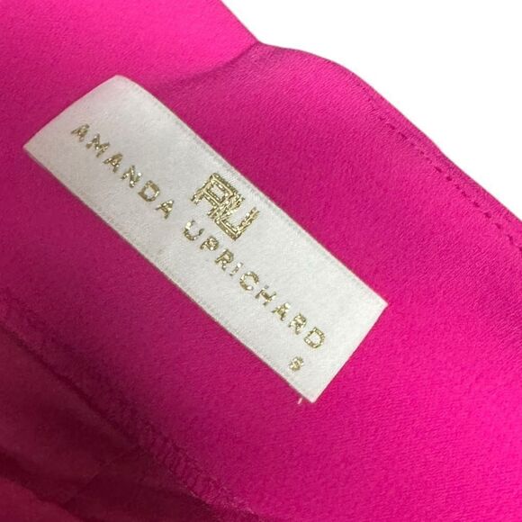 AMANDA UPRICHARD X REVOLVE pink halter v neck open back mini dress size small - Picture 6 of 7